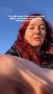 “You’re a coach, isn’t it your job to give advice?”
Well, at the risk of disappointing you, no 🤗
If one day my clients come to me and say they were satisfied with the advice I gave them, that would be a sign to me that I’m not doing my job 😬
Most of my clients start their series hoping that I will give them advice or tell them what to do with their lives, and that’s actually what’s holding them back.
How can you build a fulfilling life if you ask people who aren’t going to live it to decide for you?
No one knows better than you ✨
You don’t need advice, you need to learn to listen to yourself.
You need to trust your decisions.
You need support to encourage you to pursue your goals 💕
My personal opinion doesn’t matter. What matters is that YOU are happy with the life you’re creating 🫵🏻
That’s what real coaching is all about 💫
#lifecoach #coachdevie #womancoach #innervoice #trustyourself❤️