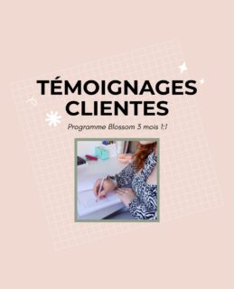 🌸 « On dirait pas, mais en 3 mois on en fait des choses. »

3 mois, ça semble court. On se dit que ce n’est pas assez de temps pour vraiment changer quelque chose en profondeur.

Et pourtant. ✨

Swipe pour découvrir ce que mes clientes en disent, après leur accompagnement Blossom 🌸 

Parce qu’en 3 mois, on a le temps de :
💖 Se retrouver
🗣️ Poser des mots sur ce qui bloquait depuis longtemps
💪🏻Gagner en clarté et en confiance
🕊️Commencer à s’affirmer, pour de vrai

Pas besoin d’un engagement sur 6 mois ou 1 an pour que ça bouge. 

Blossom, c’est justement pensé pour ça 🌱

Tu te reconnais dans ces témoignages ? DM moi COACHING ou visite mon site web (lien en bio) pour en savoir plus 👆

#coachdevie #neurodivergent #temoignage #confianceensoi #sororité