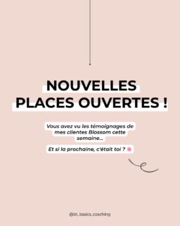 ✨J’ouvre de nouvelles places en accompagnement individuel ✨
💻 Entièrement en visio, peu importe où vous êtes dans le monde
💖 Un soutien personnalisé, à votre rythme et avec des outils adaptés
🔥 Places limités pour que vous profitiez de mon entière attention et énergie
Pour en savoir plus ou vous inscrire, rdv sur mon site web (lien en bio) ou en DM en m’envoyant le mot“Coaching” 💌
Bonne rentrée à tous 💖
#lifecoachingforwomen #femmesneuroatypiques #bookingopen #affirmationdesoi