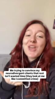 Rest isn’t a reward. Rest is productive. 

If you’re neurodivergent, rest is regulation.

It’s how your brain digests the world.
It’s how your body feels safe again.

You don’t have to collapse to deserve it.
You’re allowed to rest before you break.

Rest = regulation 
Regulation= capacity

#neurodivergentcommunity #burnout #nervoussystemreset #meltdown #mindsetcoach