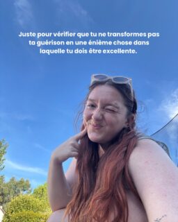 Juste pour vérifier…
#overachiever #émancipation #coachingforwomen #perfectionnisme