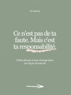 S’épanouir commence par réaliser notre part de responsabilité dans la création de notre équilibre. 

Peu importe la cause de votre mal-être, vous êtes les seuls à pouvoir en sortir. 

#mindset #coachdevie #guérisonspirituelle #travailsursoi